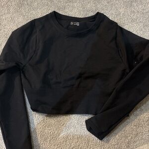 Aerie Classic Black Long Sleeve Top